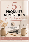 5 produits numériques facile à vendre
