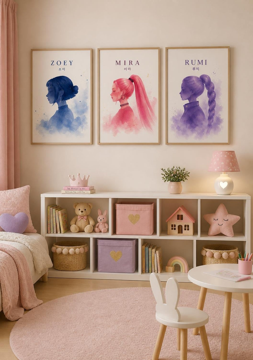 Affiche k pop demons hunters numérique